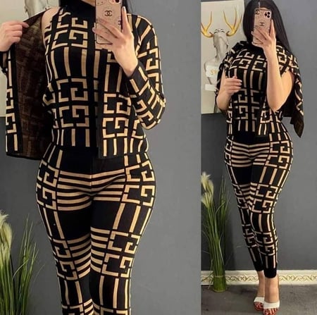 ترنج ماتتريل صوف نسائي تركي هودي مع بلوزة مع بنطلون صوف تركي