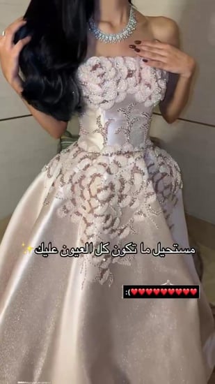 فستان نسائي قماش ميكادو