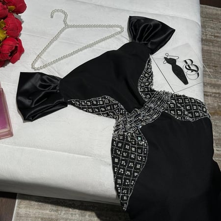 فستان نسائي سهره خامة باربي بليسه