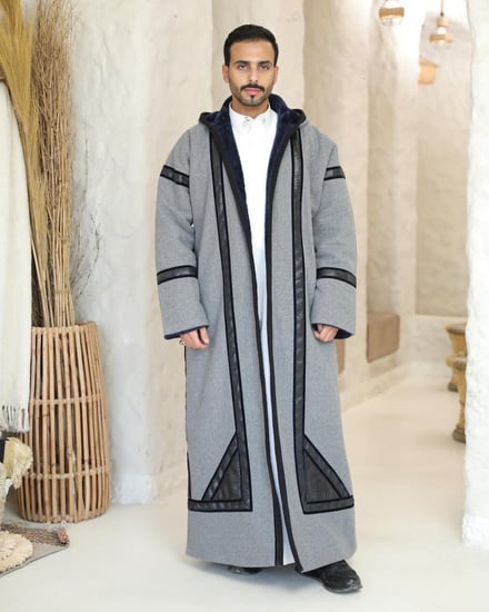 فرو شتوي رجالي ملكي كشميري فاخر