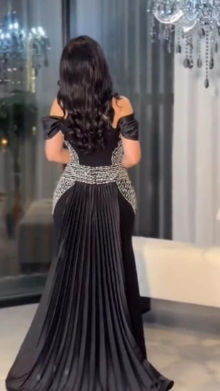 فستان نسائي سهره خامة باربي بليسه