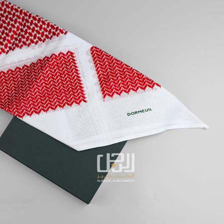 شماغ DORMEUIL الاحمر المميز الايطالي
