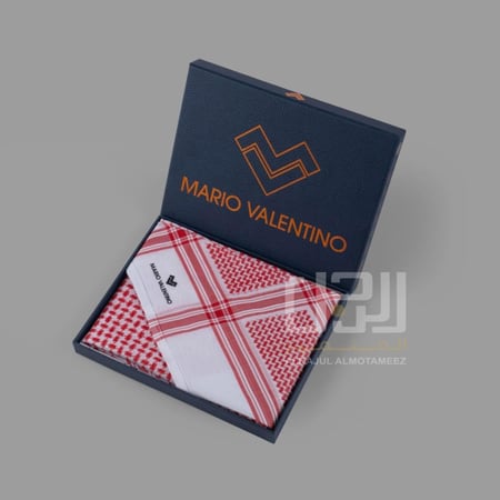 شماغ MARIO VALENTINO احمر الجديد 2026