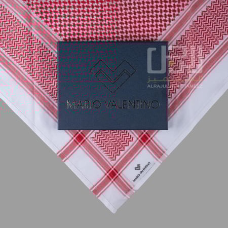 شماغ MARIO VALENTINO احمر الجديد 2026