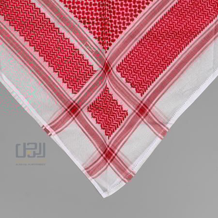 شماغ بروجيه احمر شلش دم الغزال!