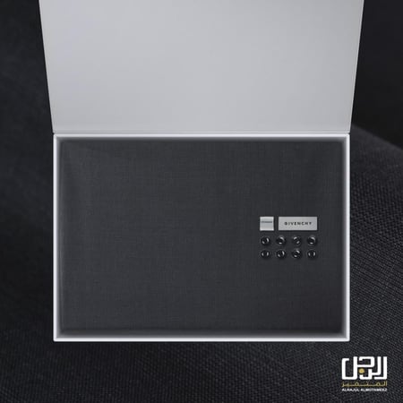 قماش جيفنشي شتوي رمادي داكن