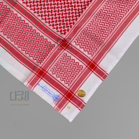 شماغ ملكي احمر غامق الاصلي