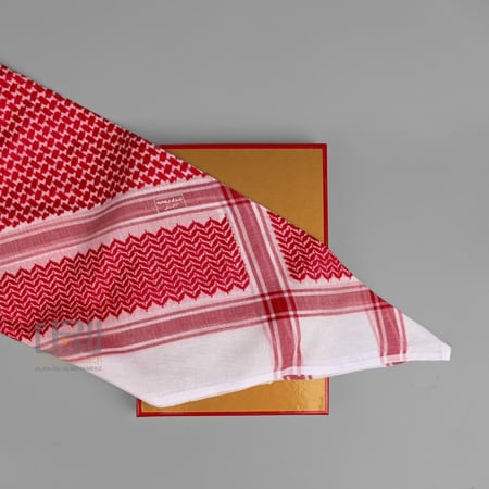 شماغ بروجيه احمر شلش دم الغزال!