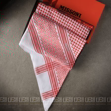 شماغ ميسوني أحمر  الايطالي اخر اصدار~