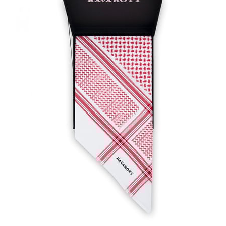 شماغ بافاروتي احمر SYOR1