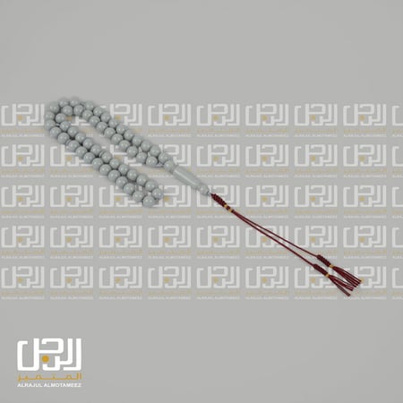 مسبحة بكلايت بلجيكي باللون الاسود مع طرابزونة