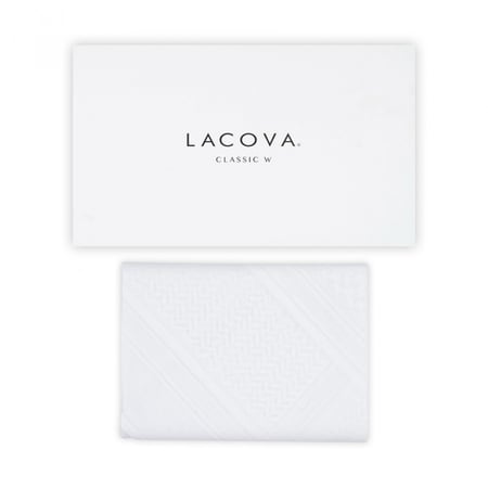 شماغ طقم لاكوفا ابيض كلاسيك 2021