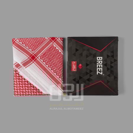 شماغ البسام بريز فاشن احمر FASHION