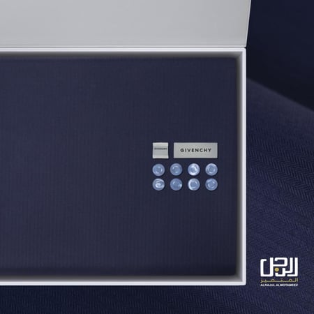قماش جيفنشي شتوي كحلي