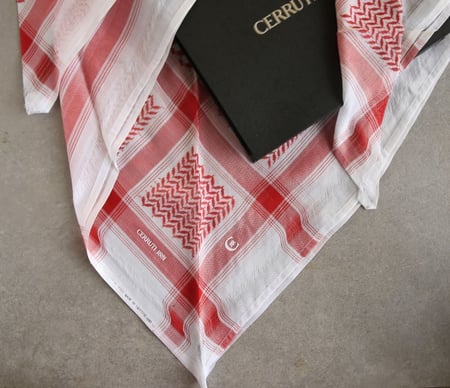 شماغ شيروتي احمر سويسري شلش