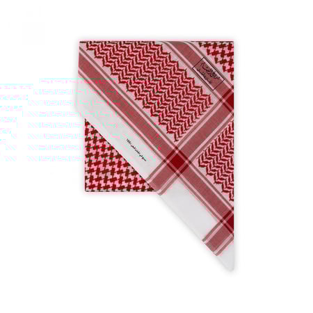 شماغ البسام الختم الأسود إنجليزي