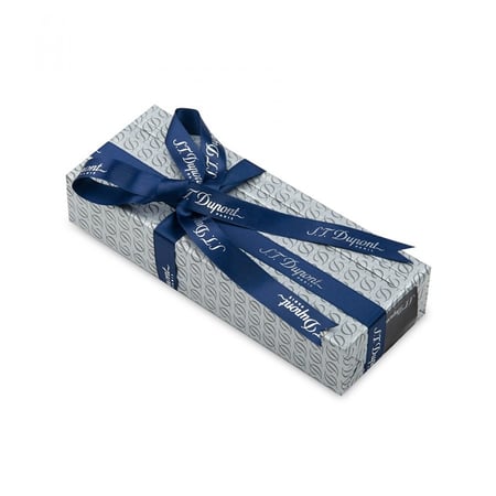 قلم اس تي ديبونت ابيض - ذهبي