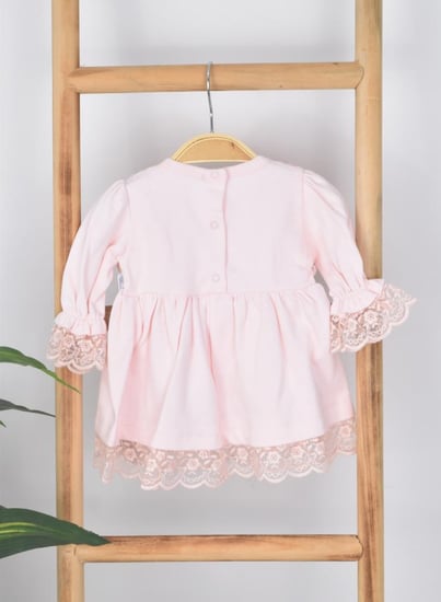 طقم هدية فستان مواليد مكون من 2 قطع