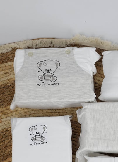 طقم مواليد 10 قطع ملابس مناسبة للأطفال حديثي الولادة