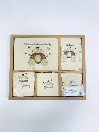 طقم هدية مواليد مكون من 10 قطع