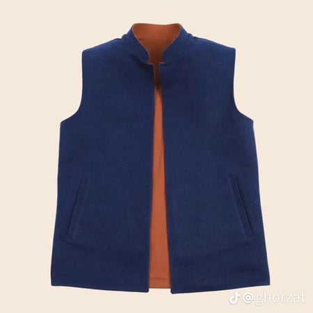 سديري رجالي كحلي دبل فيس