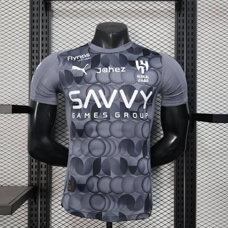 تيشرت الهلال الثالث لون رمادي2026