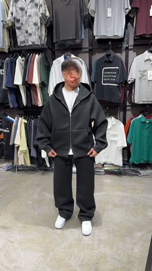 طقم شتوي اسود