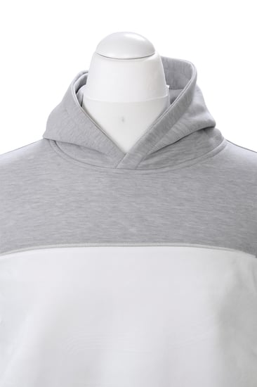 هودي رصاصي مع أبيض