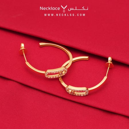 حلق ذهب عيار 18 (ERD.0026)