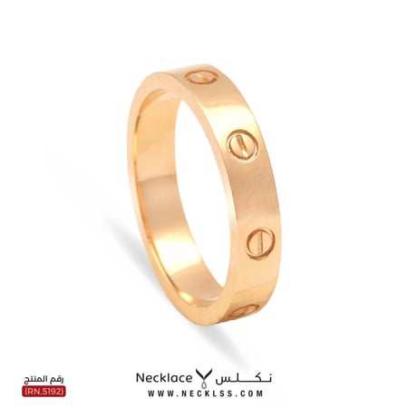 خاتم ذهب عيار 18