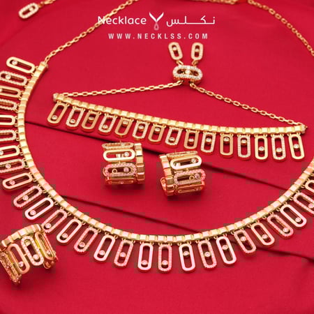 طقم ذهب عيار 18 (TK.5076)