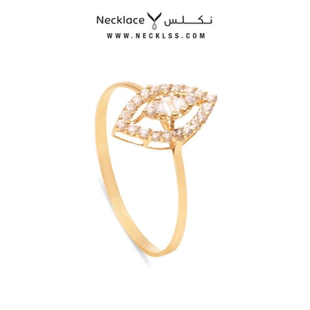 طقم ذهب  عيار 18 (TK.5056)