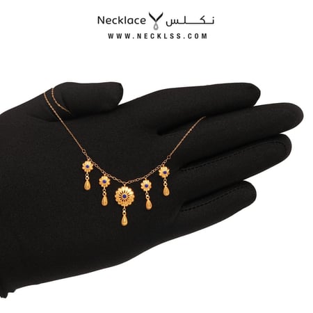 قلادة ذهب عيار 21 (NC.1280 )