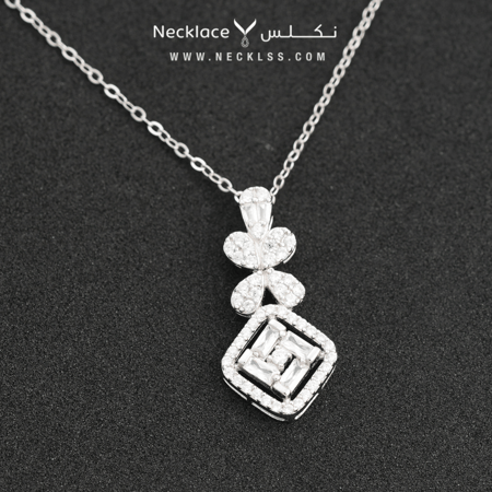 قلادة فضة مميزة فخمة