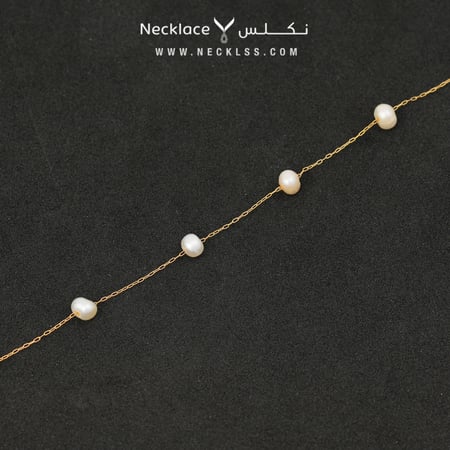 اسوارة اساور انسيال سواره ذهب ناعمة ناعم مع لولو اسورة ذهب راقية انيقه