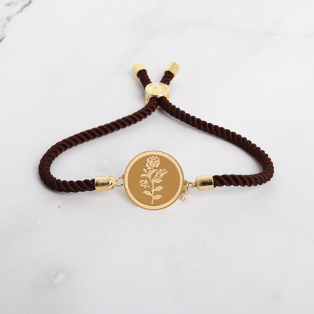 اسوارة ذهب سبيكة الورد عيار 21 قطعة آسرة من الذهب بتصميم عصري مذهل