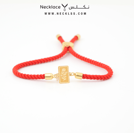 اسوارة ذهب سبيكة الورد بالحبل المبروم، من الذهب الخالص عيار 21(SW.0235)