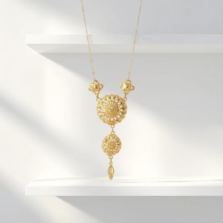 قلادة كرسي جابر عيار 21 هدية أنيقة