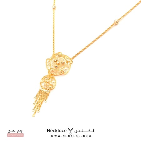 (قلادة ذهب عيار 21 (NCK-B.5085)