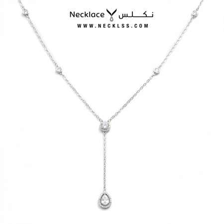 قلادة فضة عيار 925 السعودية