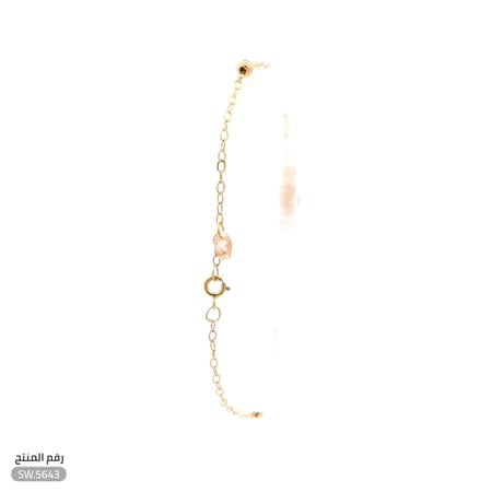 اساور ذهب عيار 21 طول 18 سم أنيقة