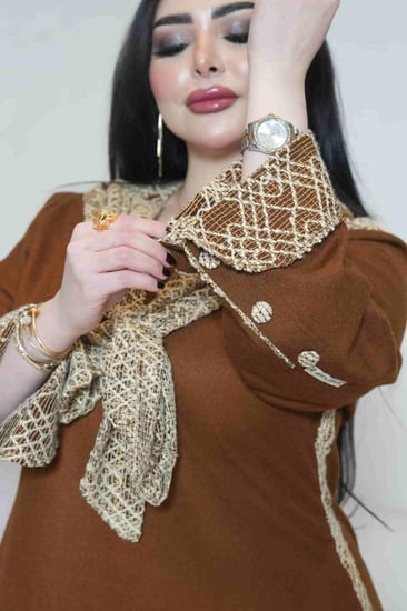 جلابية شتويه جوخ من متجر اصول التصاميم