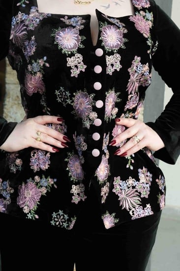 بدله مخمل نسائي من متجر اصول التصاميم