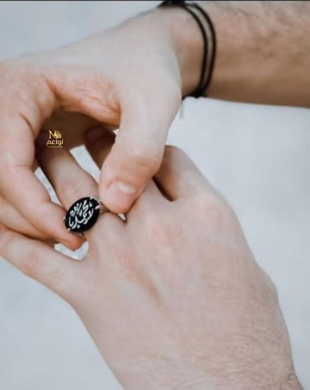خاتم رجالي بالاسم خواتم رجالي