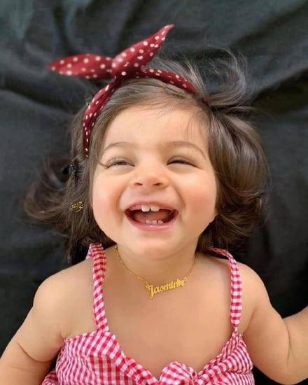 سلسال اطفال بالاسم مع اللؤلؤ الفاخر