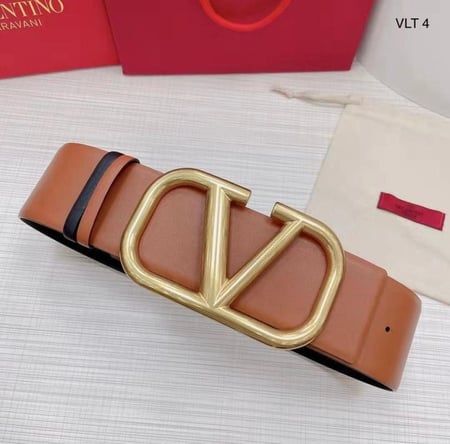 حزام Valentino أسود بني