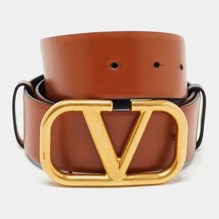 حزام Valentino أسود بني