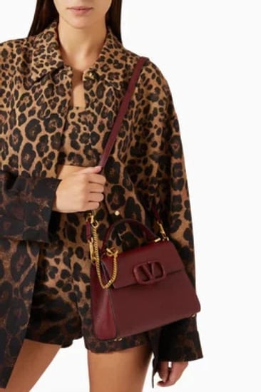 حقيبة فالنتينو غارافاني 22 سم - أحمر