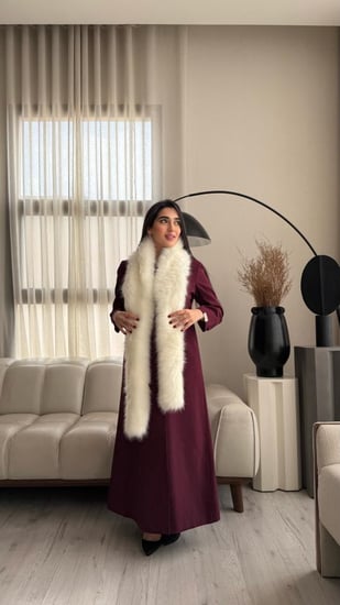 شال فرو ابيض