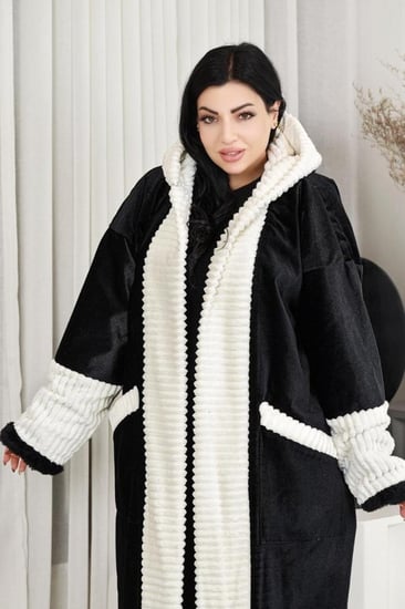 فرو نسائي قماش كشميري تصميم عسيري